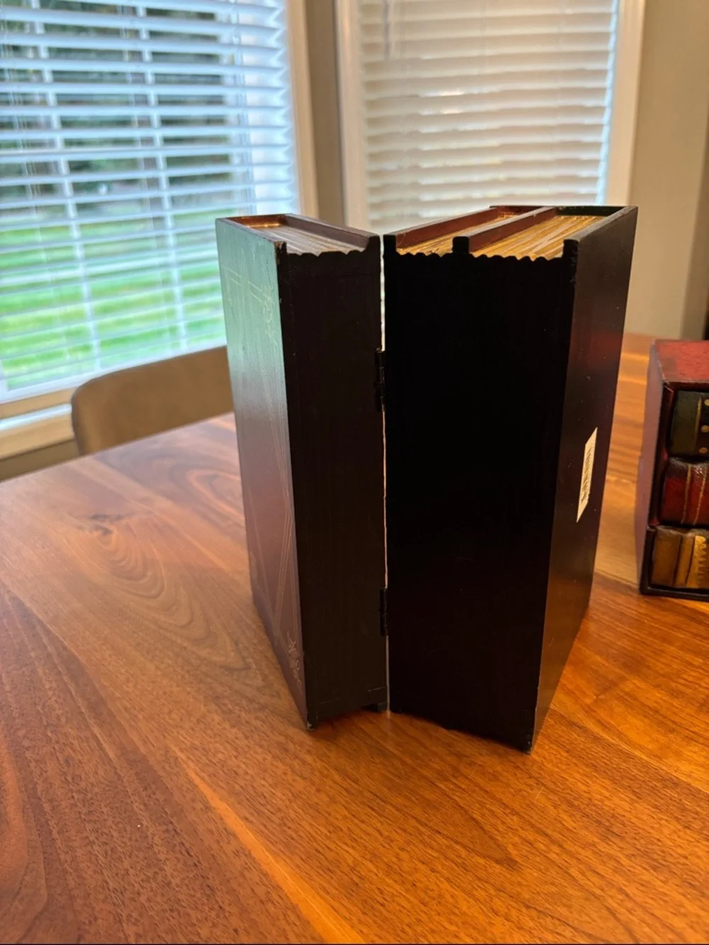 Distressed False Stack of Books Set of Two Hiding Spot - Picture 4 of 10